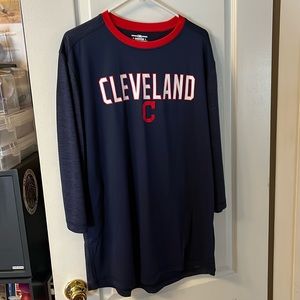 Men’s Cleveland Guardians XL Long Sleeve Blue Pullover